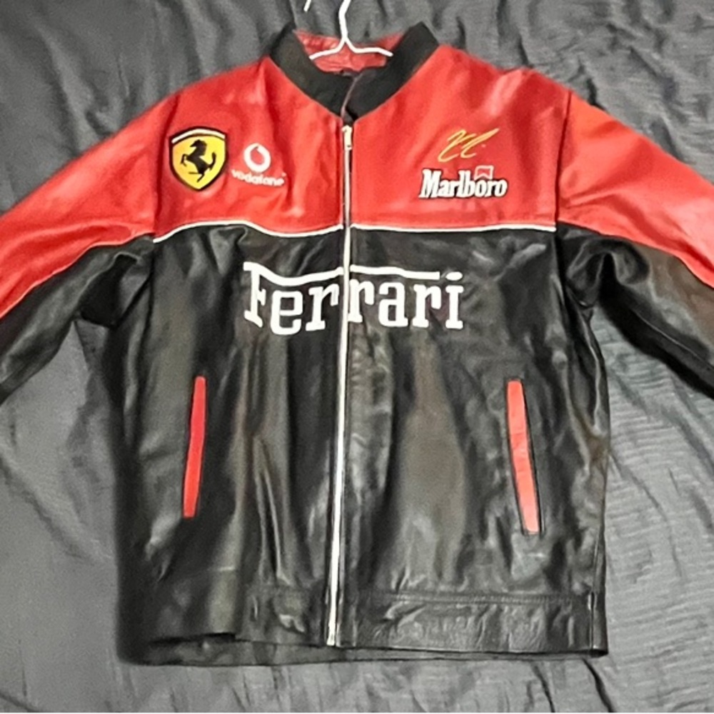 Ferrari Red and Black Racing Jacket